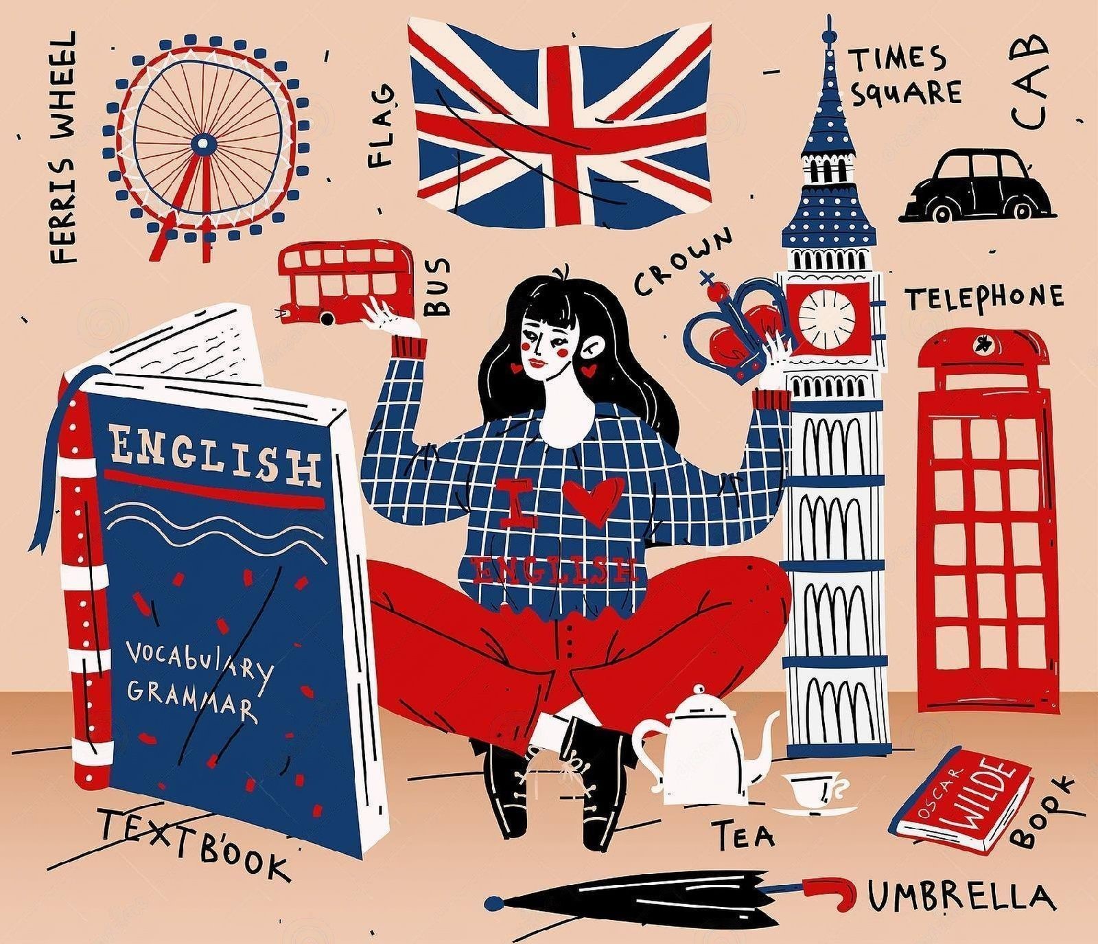 chica aprendiendo ingles 